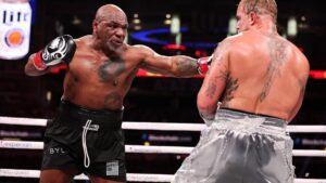 Watch: Mike Tyson makes ring walk for first fight in 19 years