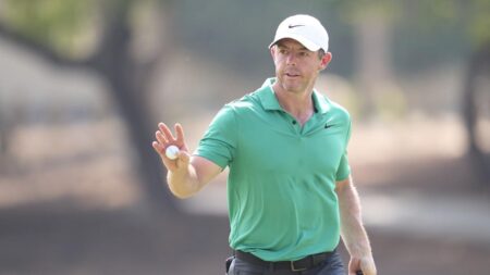 Rory McIlroy shares early lead in Dubai as he eyes another season-long title