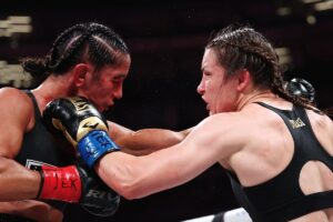 Katie Taylor deals Amanda Serrano vile cut en route to victory in rematch