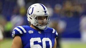 Colts C Tanor Bortolini is in the concussion protocol