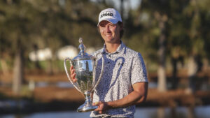 Maverick McNealy birdies the last hole at Sea Island to finally become PGA Tour winner