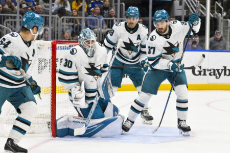 Askarov Brilliant In Debut But Sharks Fall To Blues 3-2 In Shootout