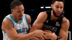 Nets overcome early deficit, hang on for 116-115 win over Hornets in NBA Cup play