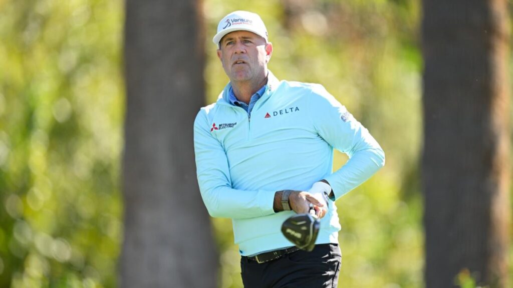 Stewart Cink leads by three at season-ending Charles Schwab Cup Championship