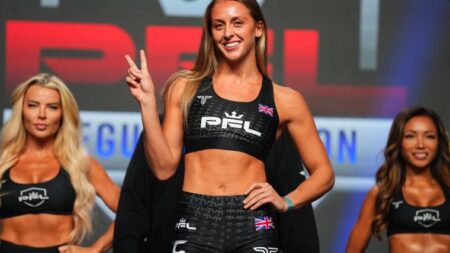 Manchester’s undefeated Muay Thai star Dakota Ditcheva devastates former UFC title challenger with body shots, wins  million