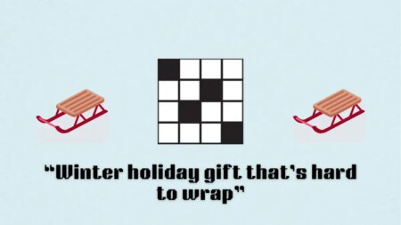 ‘Winter holiday gift that’s hard to wrap’ NYT Mini Crossword puzzle clue answer and hints