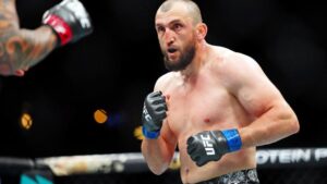 Muslim Salikhov becomes first to land two spinning wheel kick KOs in UFC history