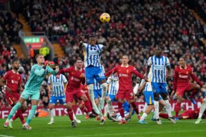 Liverpool v Brighton LIVE: Premier League score and updates as Kadioglu goal shocks Reds