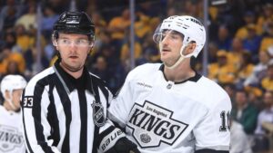 Kings’ Tanner Jeannot suspended 3 games for illegal check to the head of Canucks’ Brock Boeser