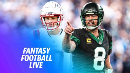 Drake Maye or Aaron Rodgers in Week 10? | Fantasy Football Live