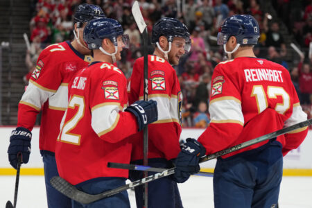 Barkov, Reinhart power Panthers past NHL-best Winnipeg