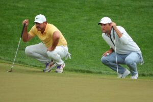 The winner of the Rory McIlroy-Scottie Scheffler vs. Bryson DeChambeau-Brooks Koepka Match will get crypto, not cash