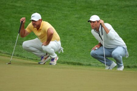 The winner of the Rory McIlroy-Scottie Scheffler vs. Bryson DeChambeau-Brooks Koepka Match will get crypto, not cash