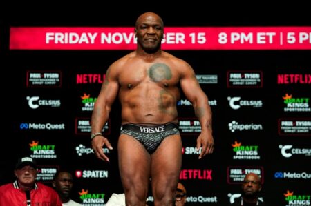 Tyson slaps Paul in final face-off before Netflix bout