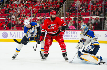 Three Takeaways From Blues’ 4-1 Loss Against Hurricanes