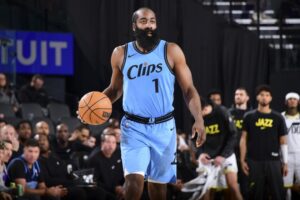 James Harden reaches career milestone in Clippers’ victory over Jazz