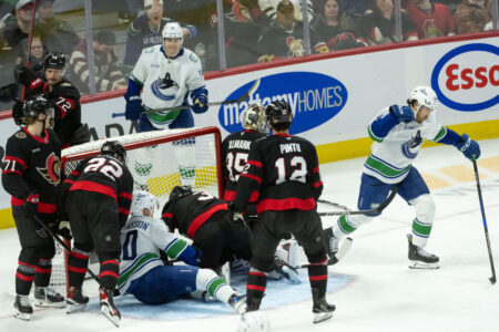 Canucks Forward Ties Obscure Hits Record In Victory Over The Senators