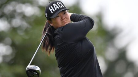 Yin holds two-shot lead midway through LPGA finale