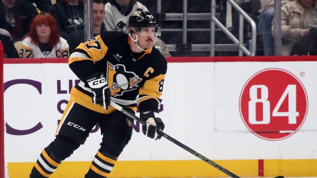 Sidney Crosby scores 600th career NHL goal, but Penguins fall to Utah 6-1