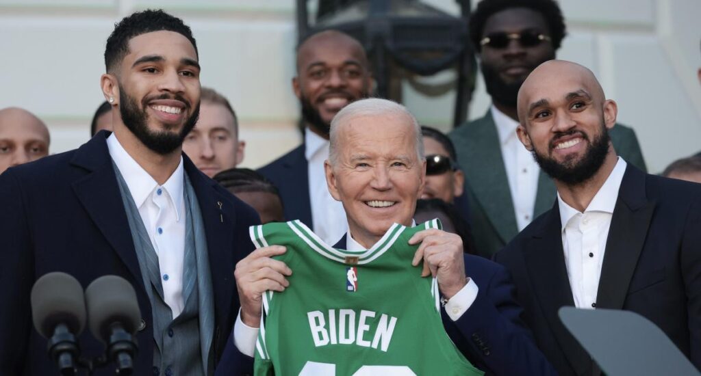 Derrick White details best moments from Celtics’ White House visit