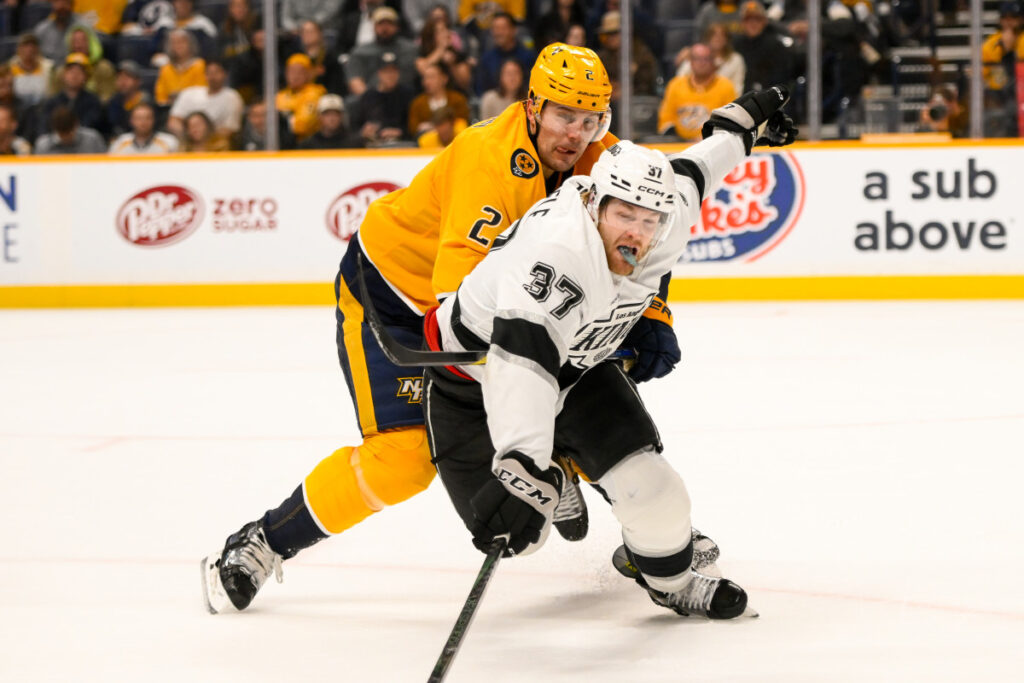 Nashville Predators Stifled by Los Angeles Kings in 3-0 Shutout Loss