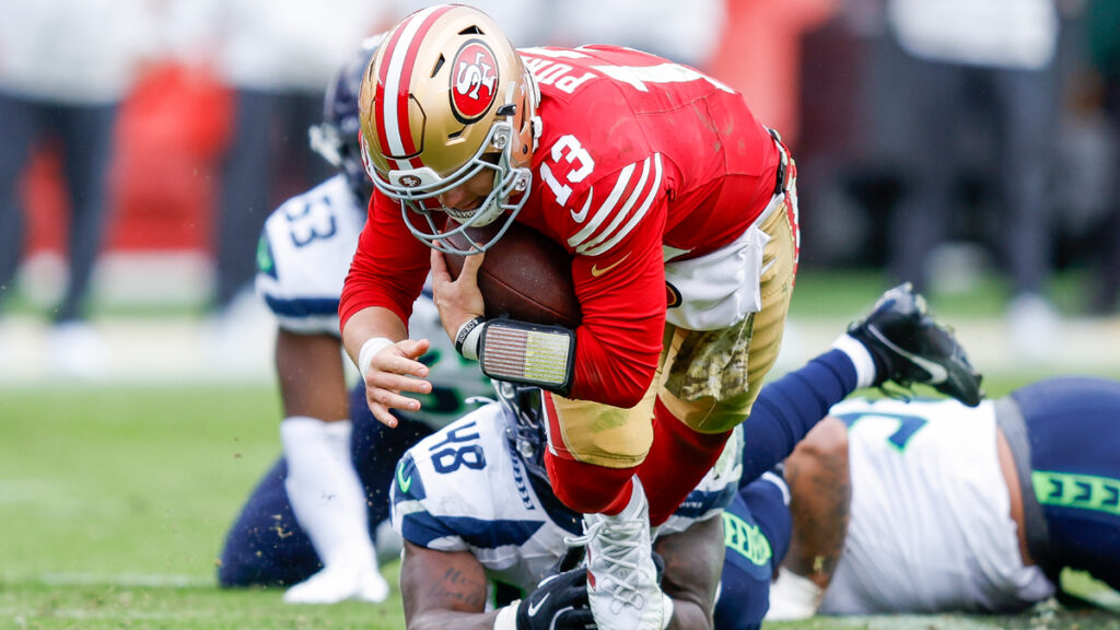 How PFF graded Purdy, 49ers in brutal Week 11 loss to Seahawks