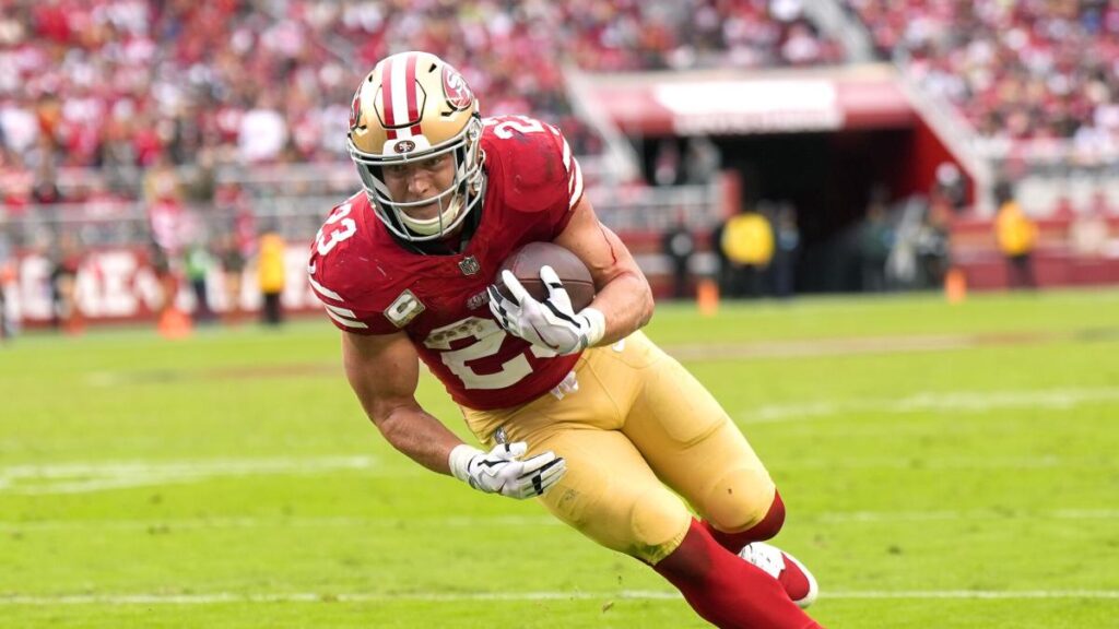 Kyle Shanahan: I think Christian McCaffrey’s doing a good job