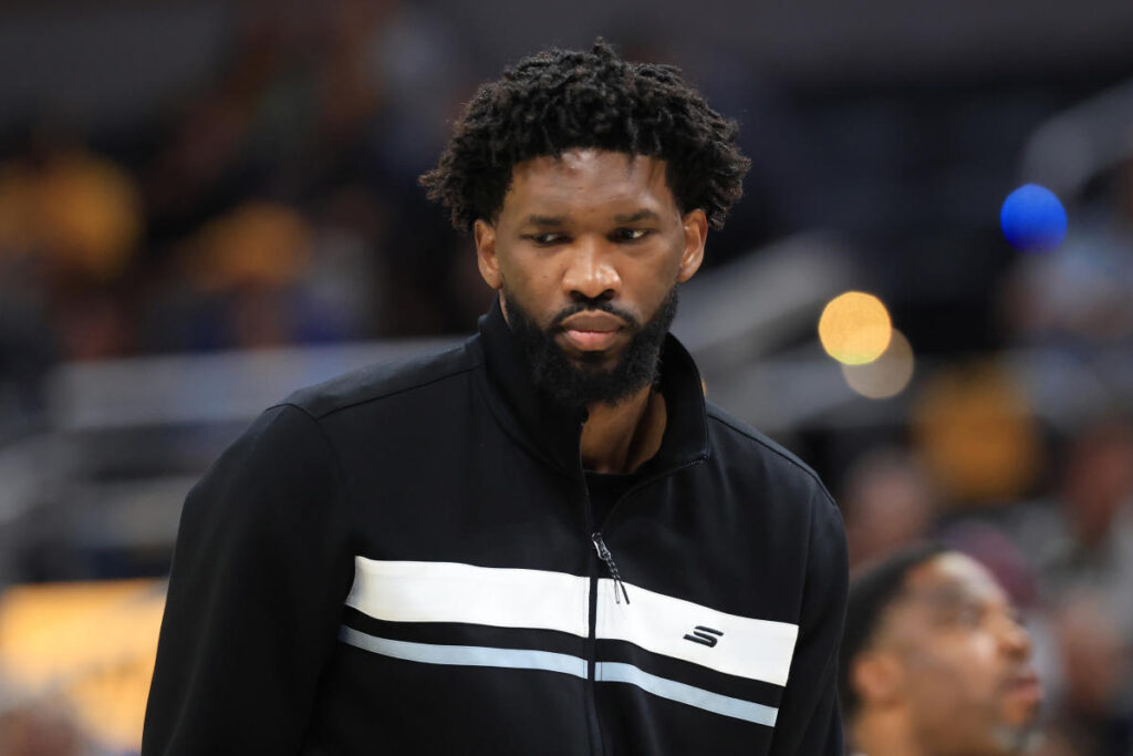 Sixers’ Joel Embiid balks at notion that he doesn’t want to play through knee injury