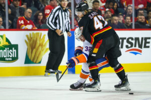 Islanders Can’t Close Out Game In Calgary, Fall To Flames 2-1 In Shootout