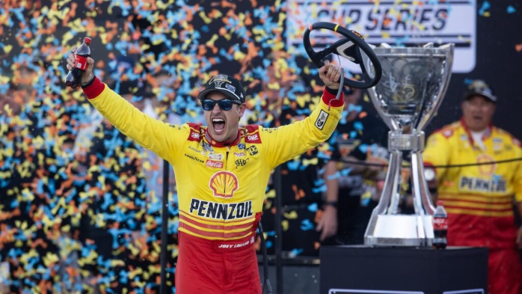 Joey Logano wins third NASCAR Cup championship, beating Ryan Blaney in 1-2 Penske finish at Phoenix