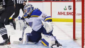 Jordan Binnington shuts out Devils and sets a Blues franchise record with his 152nd victory