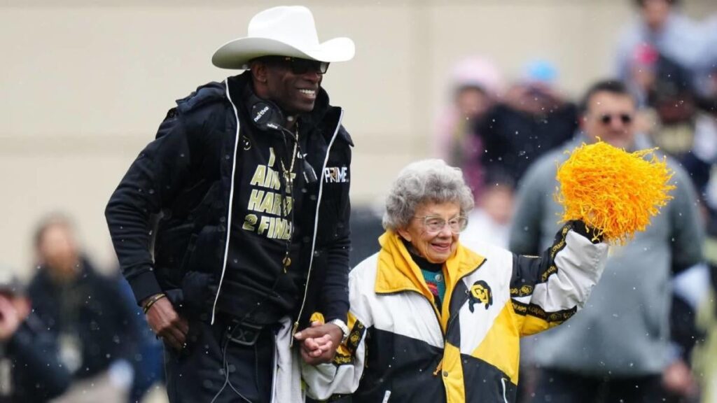 Colorado coach Deion Sanders honors 100-year-old Buffaloes superfan ‘Miss Peggy’ with her own apparel line