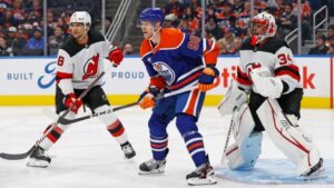 Jake Allen makes 31 saves in the Devils’ 3-0 victory over the Oilers