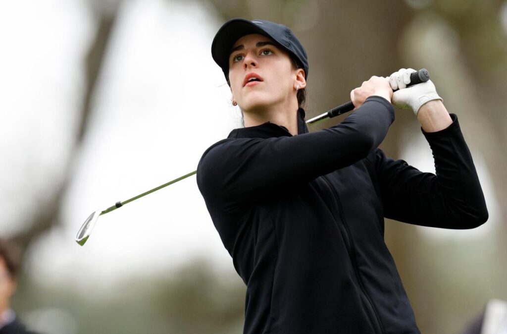 11 awesome Caitlin Clark photos of her golfing at the RSM Classic Pro-AM