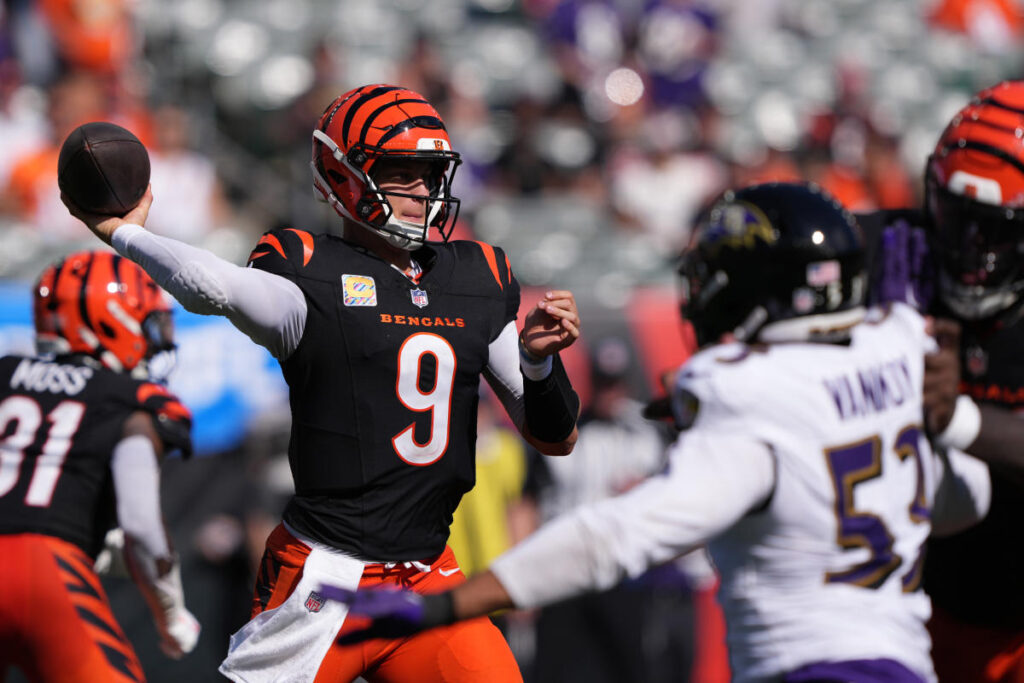 NFL Week 10 betting: 7 best lines, props and more, including Bengals at Ravens