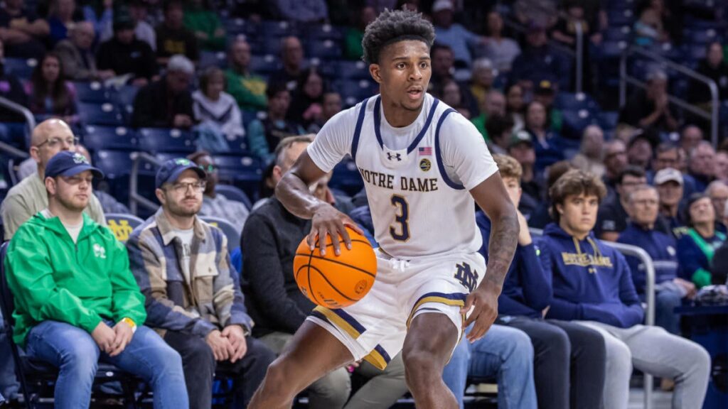 Notre Dame leading scorer Markus Burton out ‘week-to-week’ after injuring knee in Players Era Festival