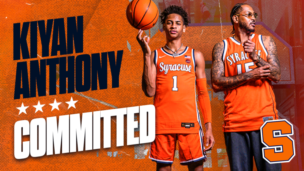 Kiyan Anthony commits to Syracuse: Carmelo Anthony’s son pledges to play for father’s alma mater