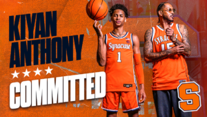 Kiyan Anthony commits to Syracuse: Carmelo Anthony’s son pledges to play for father’s alma mater