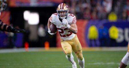 49ers’ Christian McCaffrey Reflects on ‘Extremely Unfortunate’ Achilles Injury