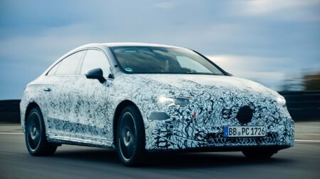 The Electric Mercedes CLA Broke a Porsche Taycan Record