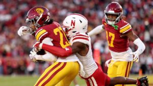 Nebraska’s postseason hopes delayed in loss to USC; Huskers winless in last nine chances to get bowl eligible