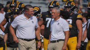 Iowa-Maryland is ‘weird’ Ferentz family reunion for Kirk, Brian: ‘As a parent I’m glad he’s with good people’