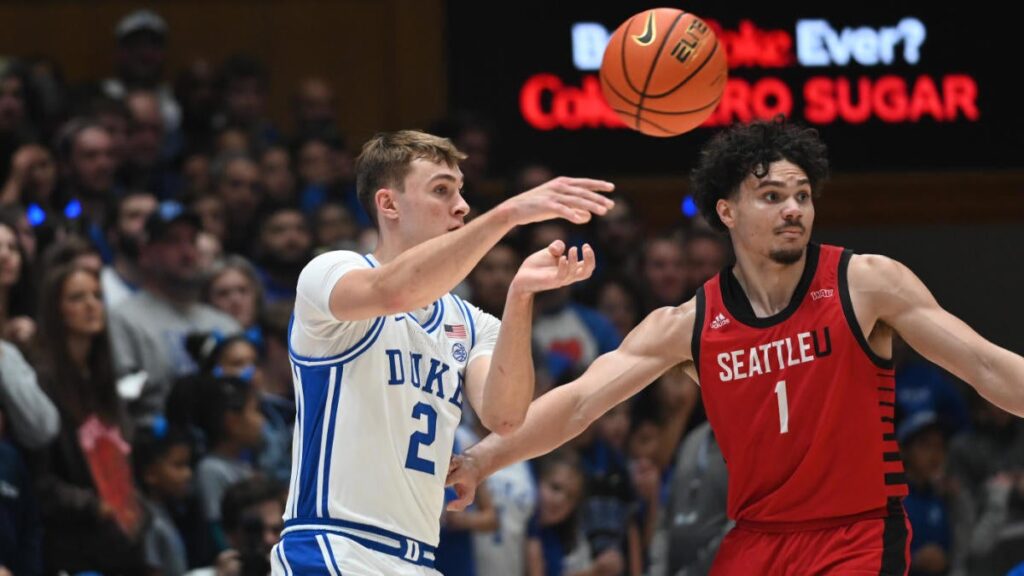 Cooper Flagg Tracker: Duke star freshman struggles shooting but leads Blue Devils to easy win vs. Seattle