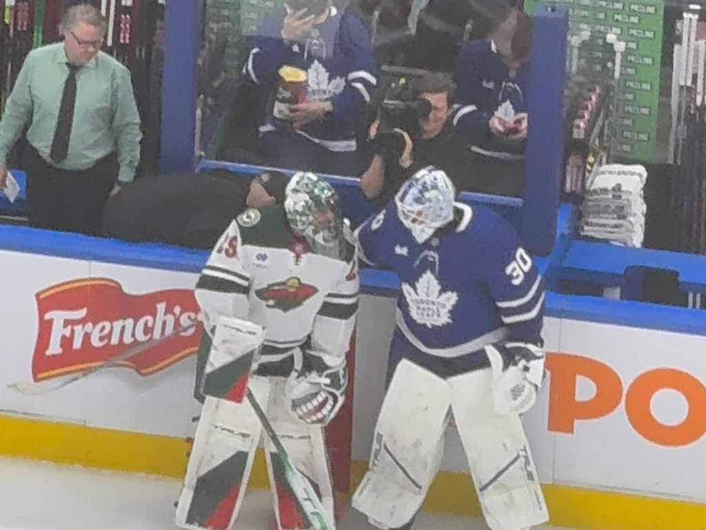 ‘I Owe Him A Lot’: Maple Leafs’ Goalie Matt Murray Shares Moment With Stanley Cup Teammate Marc-Andre Fleury During Warmup