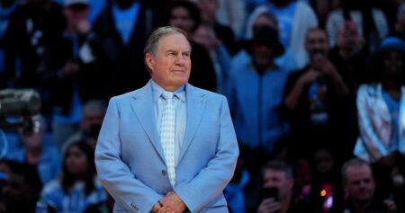 Photo: Bill Belichick Offering to Buy Pizza for UNC Frats Ahead of Duke Rivalry Game