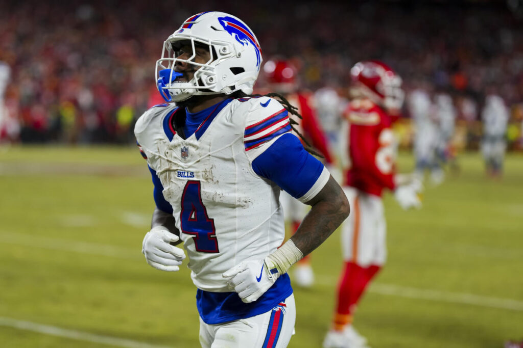 Bills RB James Cook not interested in blaming officials after AFC championship loss to Chiefs