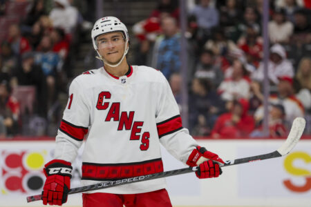 Carolina Hurricanes First-Round Pick To Make NHL Debut