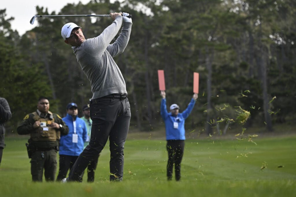 Rory McIlroy makes an ace at Spyglass Hill in his 1st PGA Tour event since September