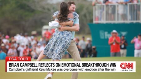 A lucky bounce off some bamboo helped earn golfer Brian Campbell the biggest paycheck of his career – and changed his life