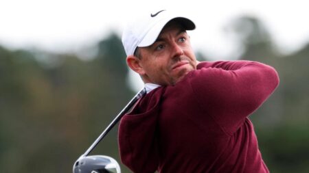 McIlroy six off Pebble Beach pace after erratic 70